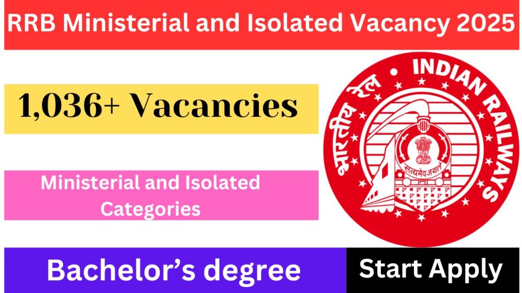 RRB Ministerial and Isolated Categories Vacancy 2025